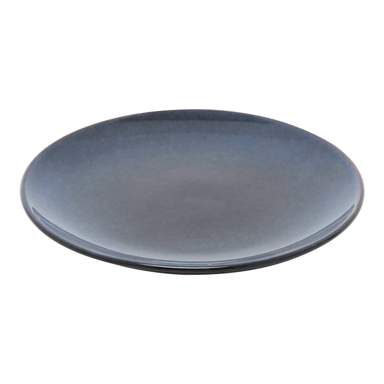 Dezertný tanier keramický tmavomodrý LUNA 20 cm
