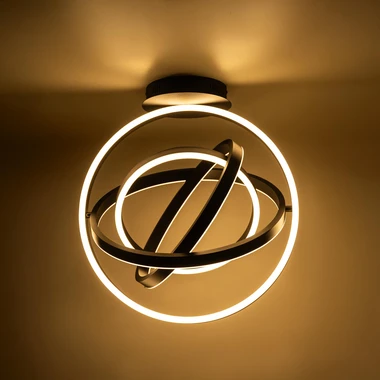 Stropné svietidlo TESS LED čierne