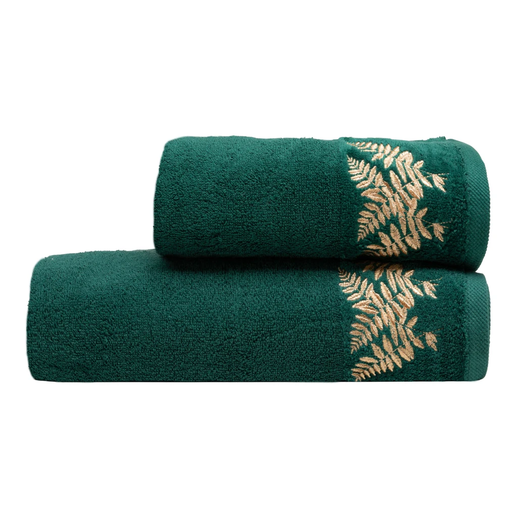 Bavlnený uterák tmavozelený LANNA 50x100 cm