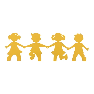 Detský vešiak na stenu žltý DETI KIDDON