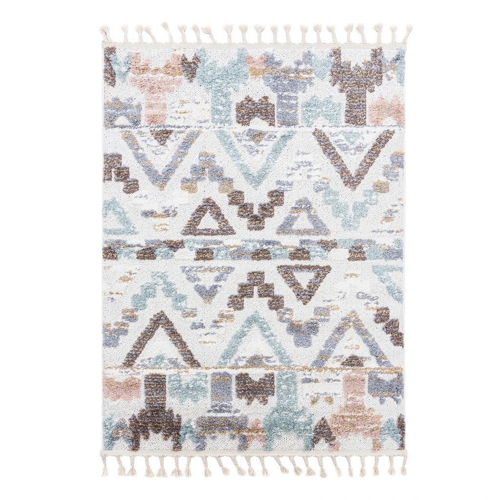 Koberec so strapcami etno vzor NEVADA 120x170 cm