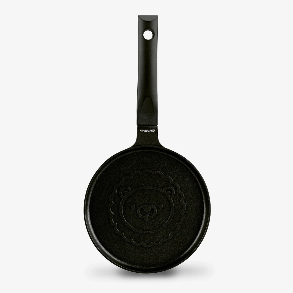 Patelnia z obrazkiem lwa do naleśników i pancakes.