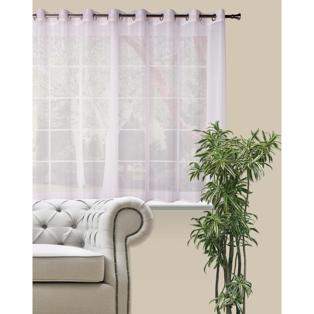 Záclona DIANA na kruhy, 290x260 cm