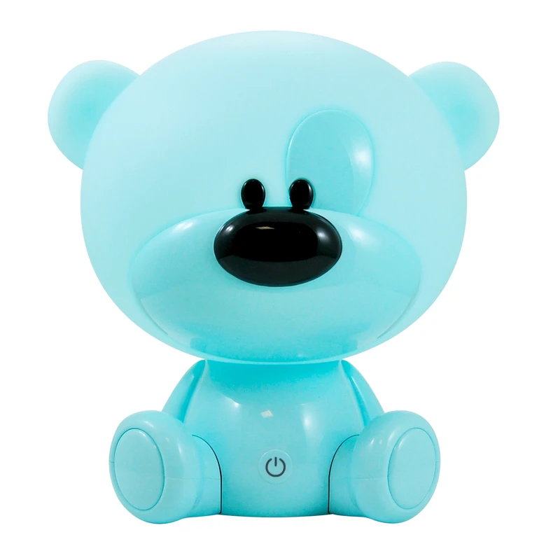 Detská nočná lampa modrá LED MACKO BIBI