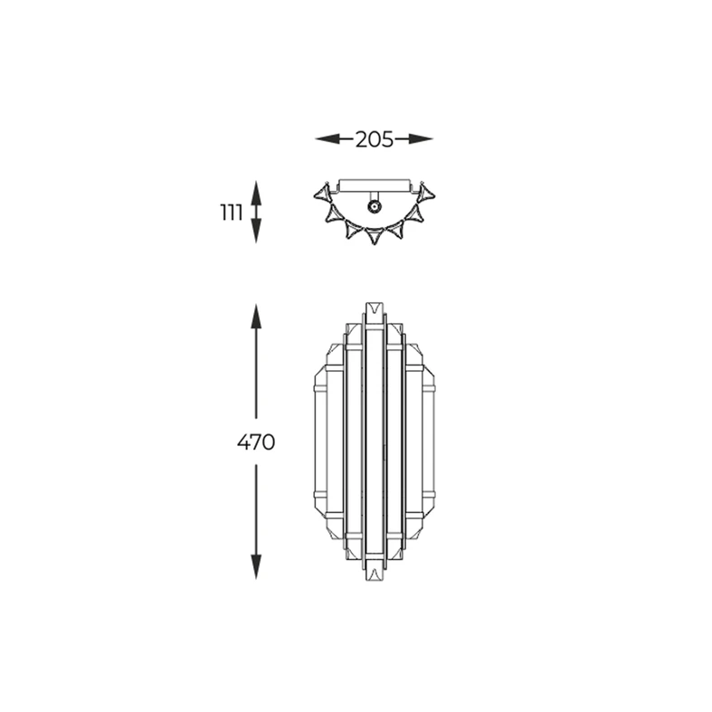 Nástenné svietidlo zlaté ALEXANDRIA