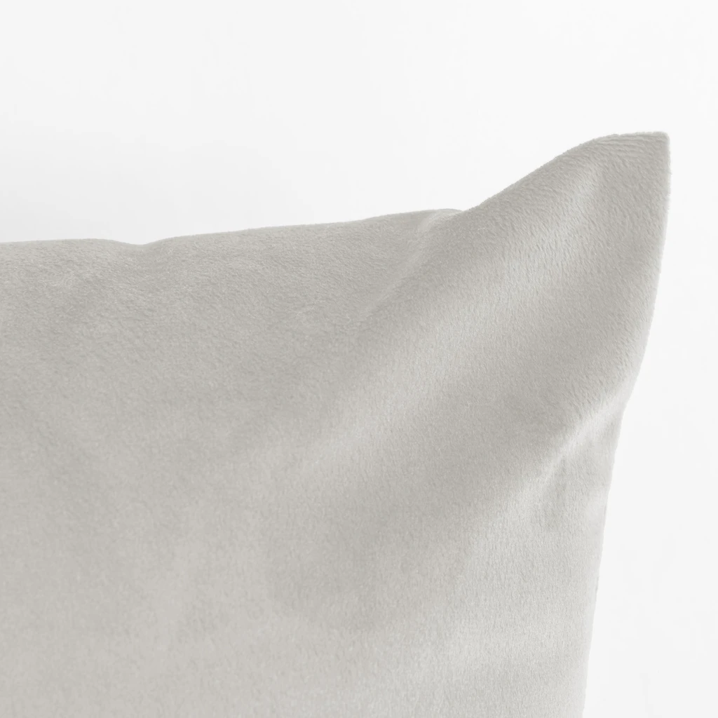 Krémový velúrový vankúš VELVIO 45x45 cm