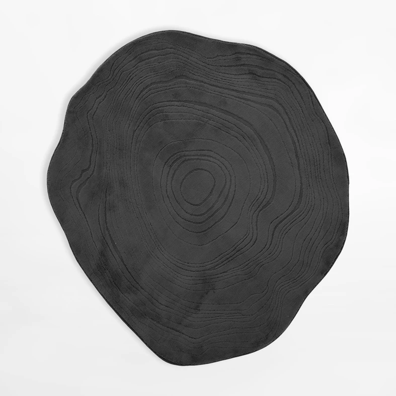 Čierny koberec ACTION, 120 cm