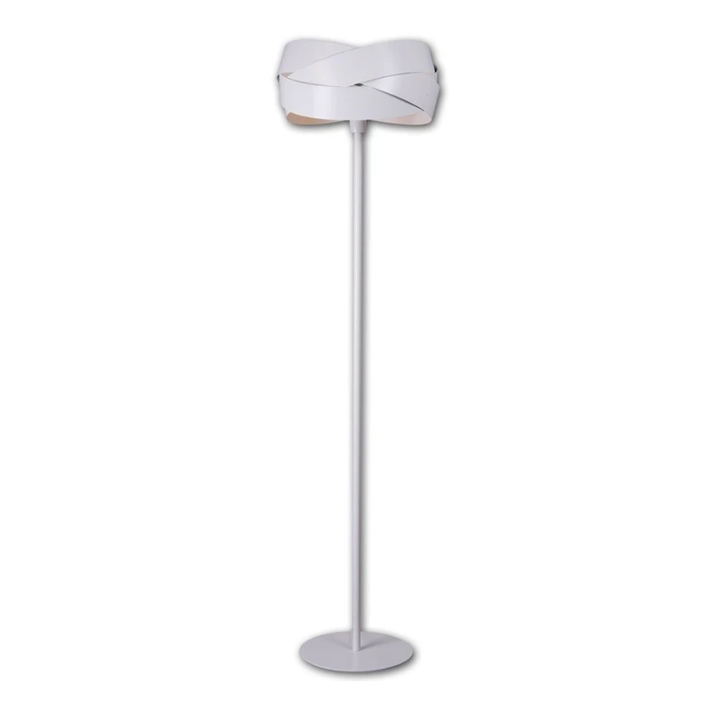 Moderná stojacia lampa TORNADO biela