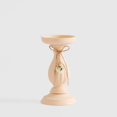 Vintage svietnik na jednu sviečku 20 cm