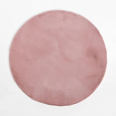 Okrúhly koberec RABBIT, ružový, 120 cm