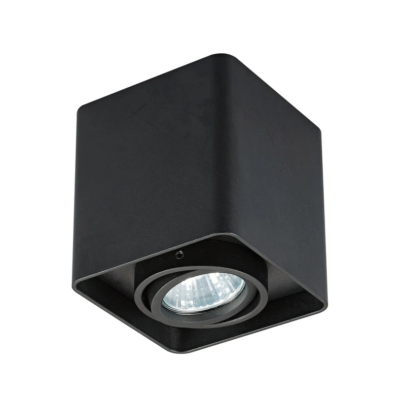 Čierne svietidlo QUADRY SL 1