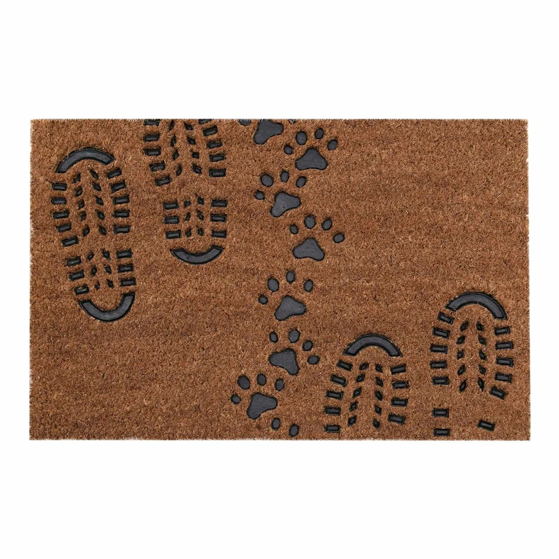 Kokosová rohožka so vzorom topánok 40x60 cm