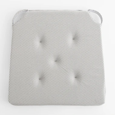 Podsedák na stoličku svetlosivý LUPPA 40x40 cm