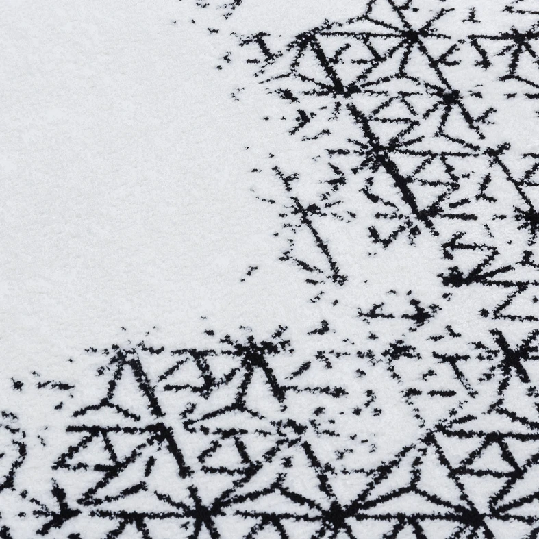 Koberec lesklý biely KASHMIR 120x170 cm