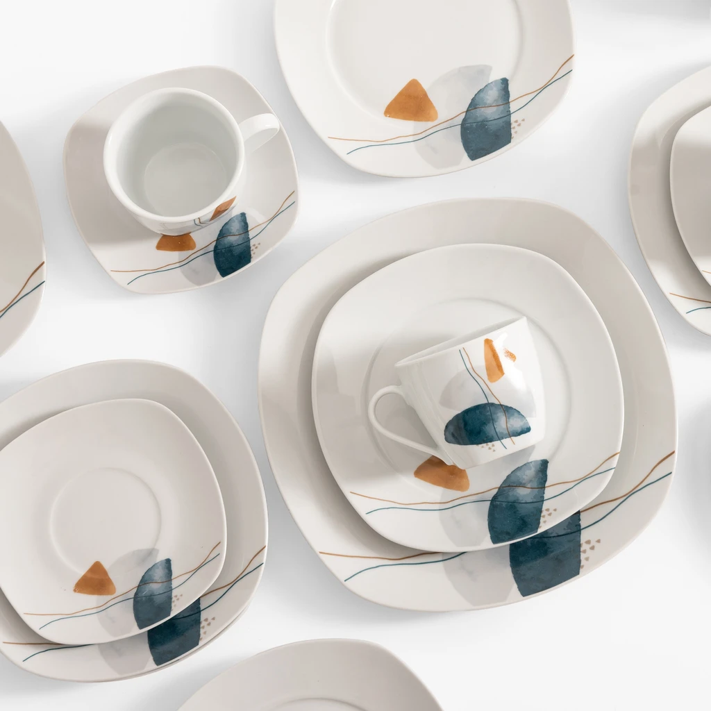 Jedálenská a kávová súprava REEF, 30-dielna