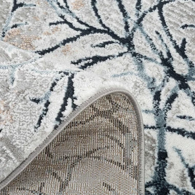 Sivo-modrý koberec MONTENEGRO, 60x100 cm