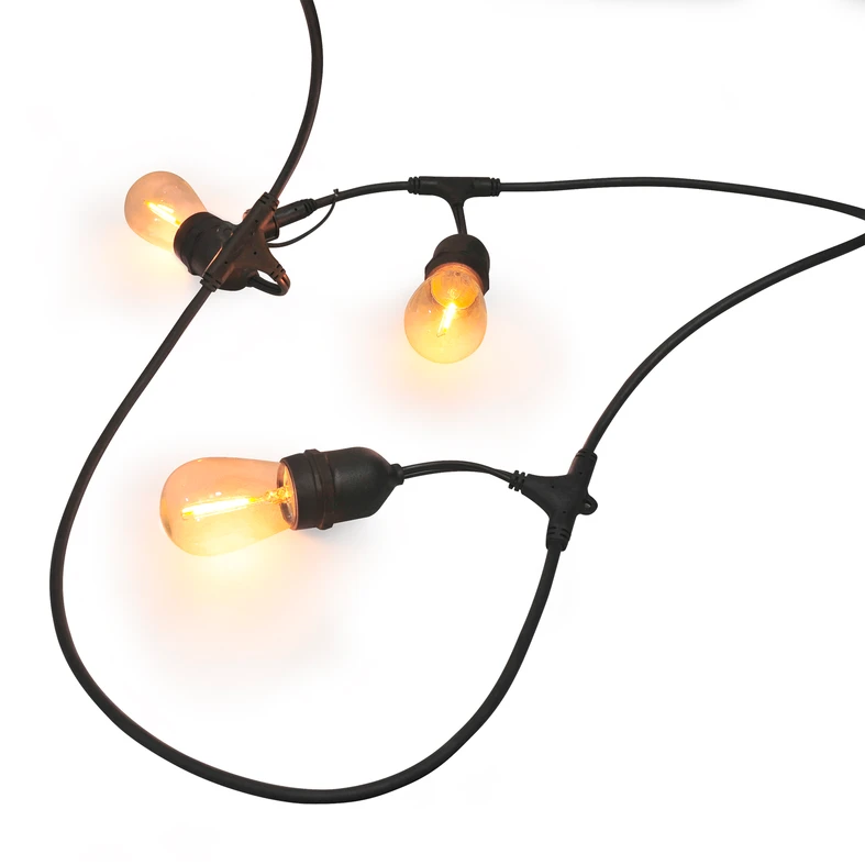 Vonkajšia svetelná reťaz PARTY iP44 5,6 m filament