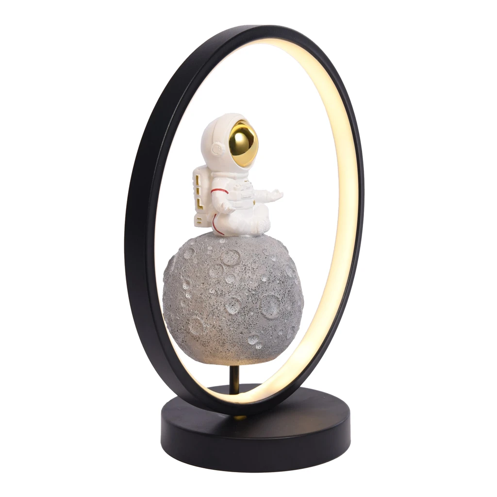 Dekoratívna stolná LED lampa MEDITUJÚCI ASTRONAUT