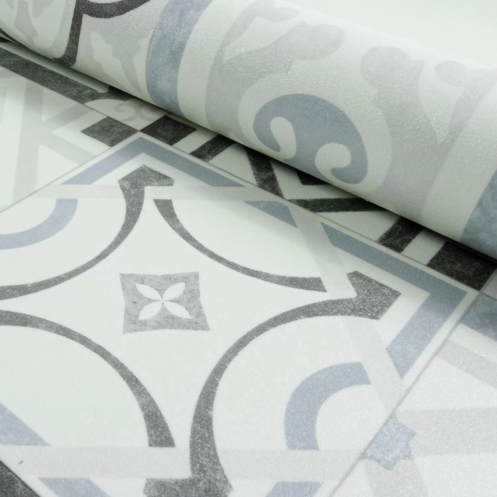 Behúň do kuchyne modrý, s marockým vzorom, 67x200 cm