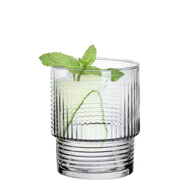 Drážkovaný pohár na studené nápoje 320 ml