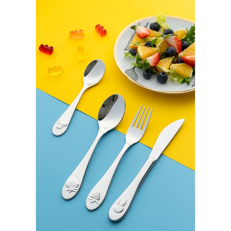 Sada detského príboru FRUTTI, 4 kusy