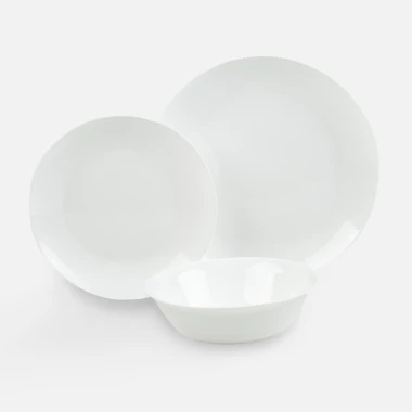 Dezertný tanier ZURIA biely 21,6 cm