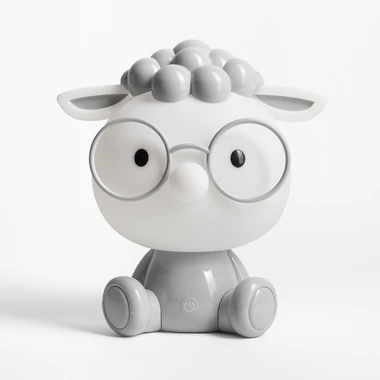 Nočná LED lampa sivá OVCA