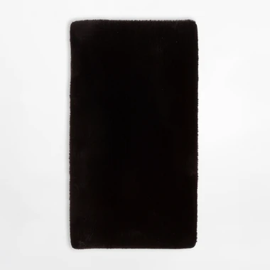 Moderný koberec RABBIT čierny, 80x150 cm