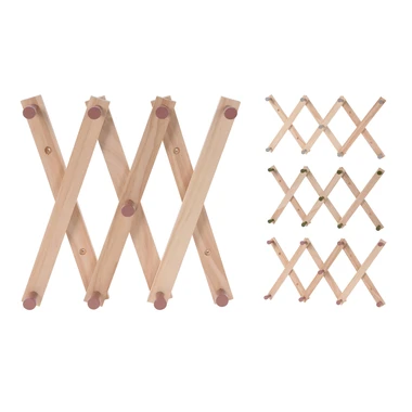 Drevený vešiak do predsiene 12,5x31,5 cm MIX