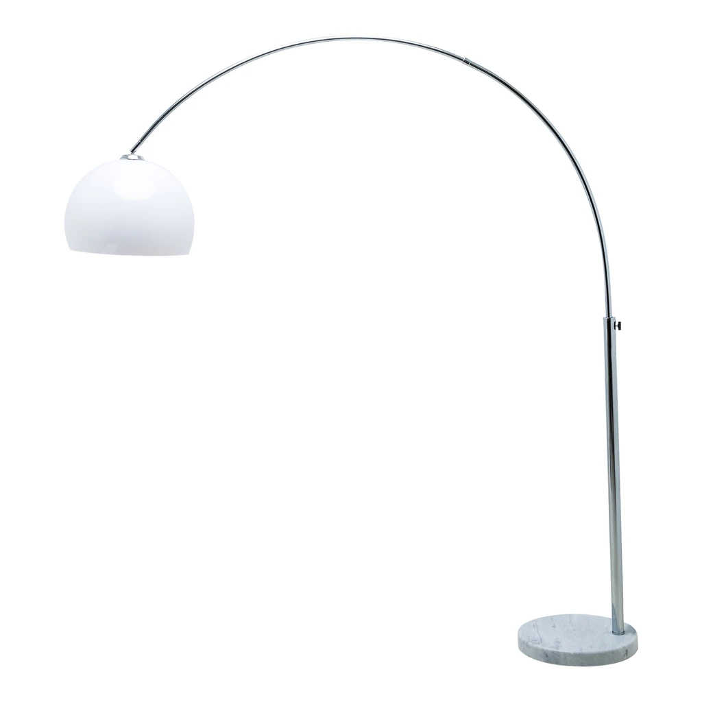 Oblúkové stojace svietidlo do obývačky VISION