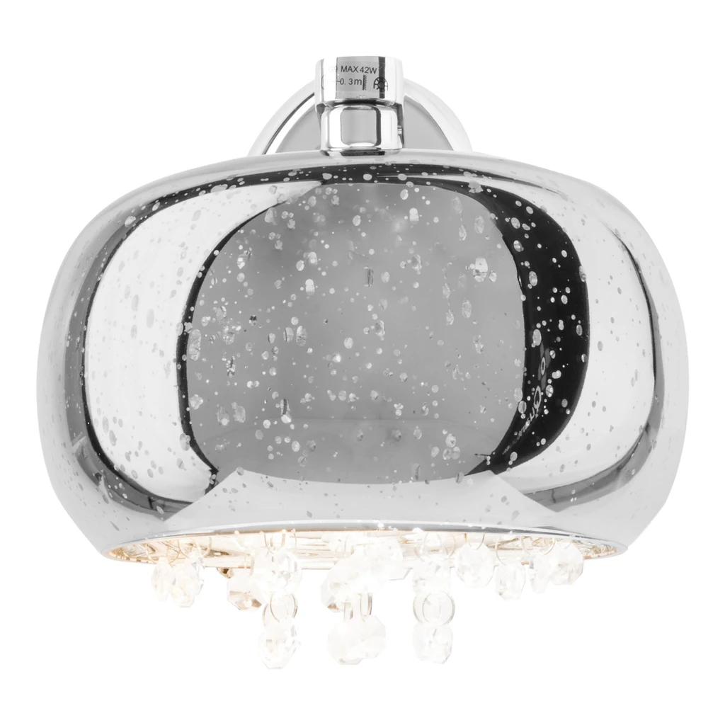 Nástenné svietidlo VISTA CHROME 0076-01E-F4GR