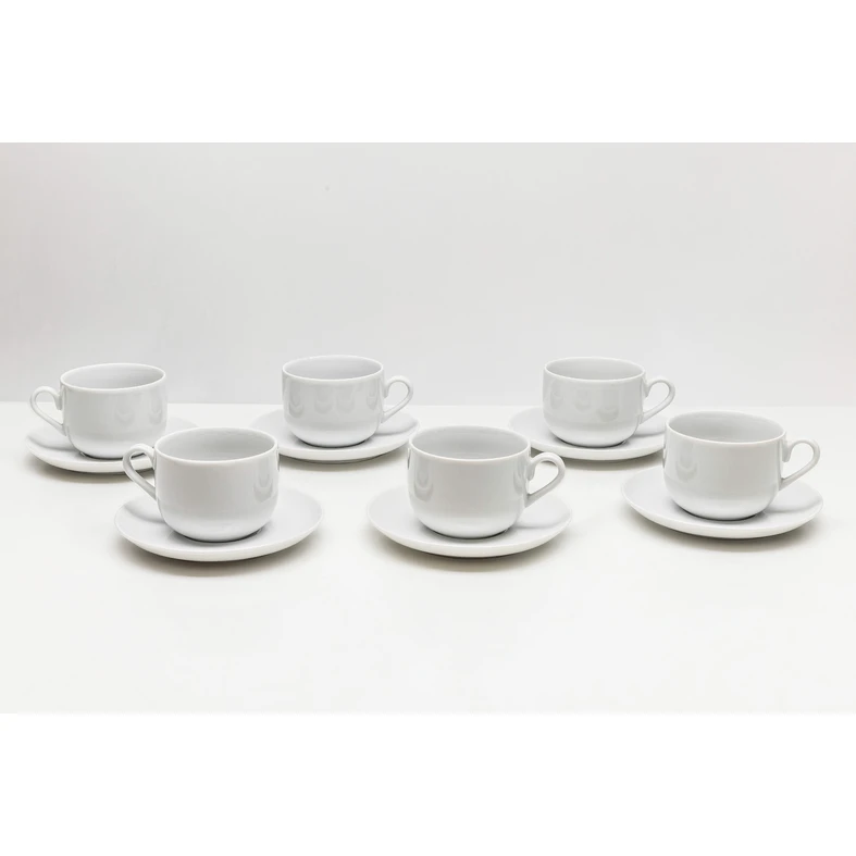 Súprava šálok s podšálkami NORA, 12 ks