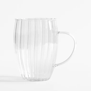 Ryhovaná šálka s úškom 500 ml