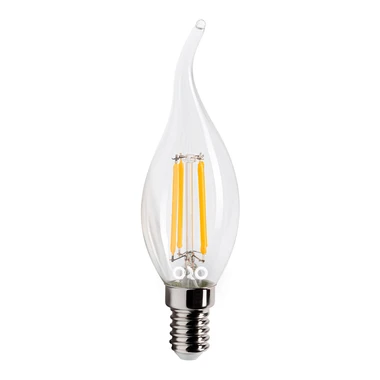 Žiarovka LED E14 6W ORO-E14-C35-FL-CLARO-FLAMI-6W-WW teplá farba