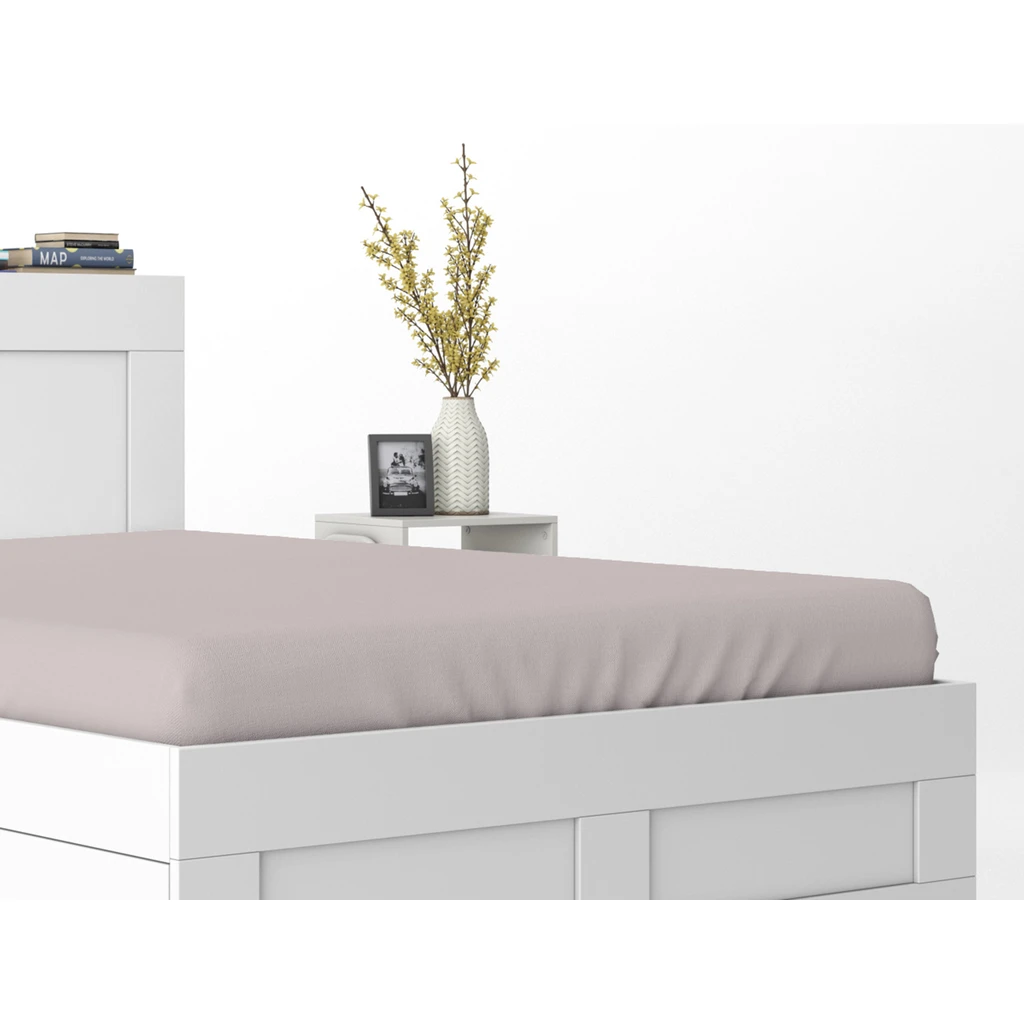 Prestieradlo PURE s gumičkou, ružové 140x200 cm