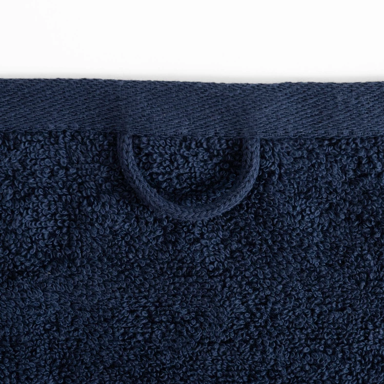 Súprava 2 uterákov biela/tmavomodrá GLOW