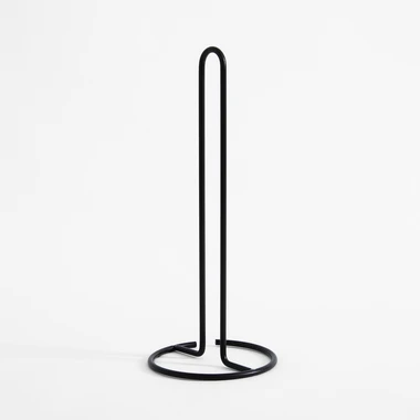 Stojan na papierové utierky čierny 13x31,5 cm