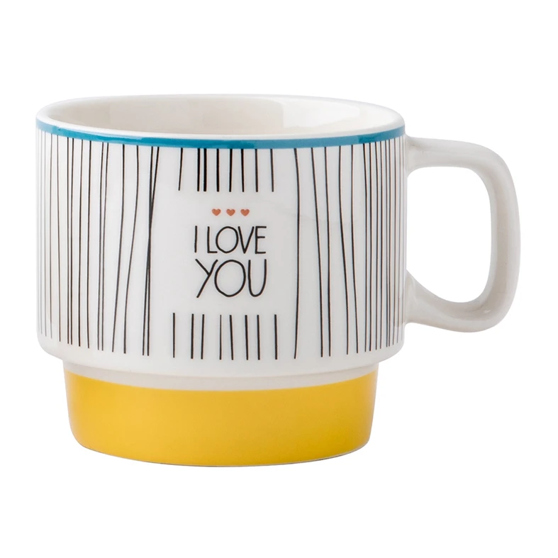 Porcelánový hrnček s nápisom I love 230 ml