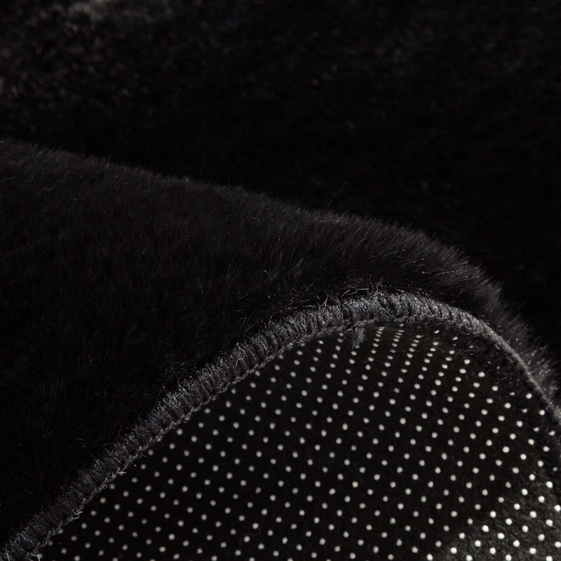 Moderný koberec RABBIT čierny, 120x160 cm