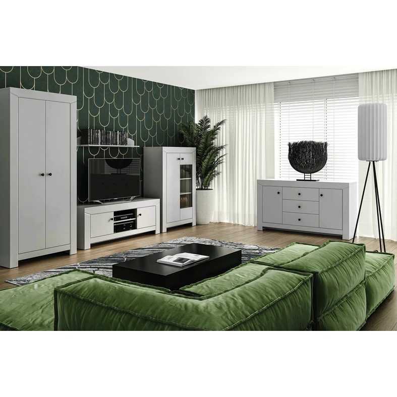 Nočný stolík biely TERNI 1S