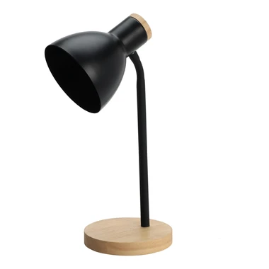 Stolná lampa vintage čierna matná