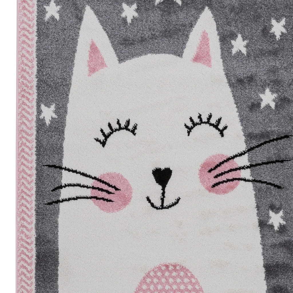 Sivý koberec, králik HAPPY 120x170 cm