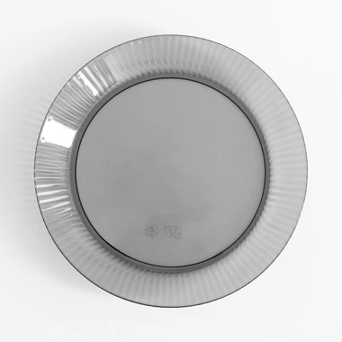 Plastový tanier sivý 23 cm