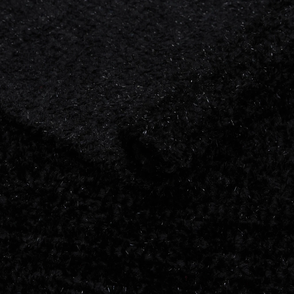 Čierny koberec LUND 50x80 cm