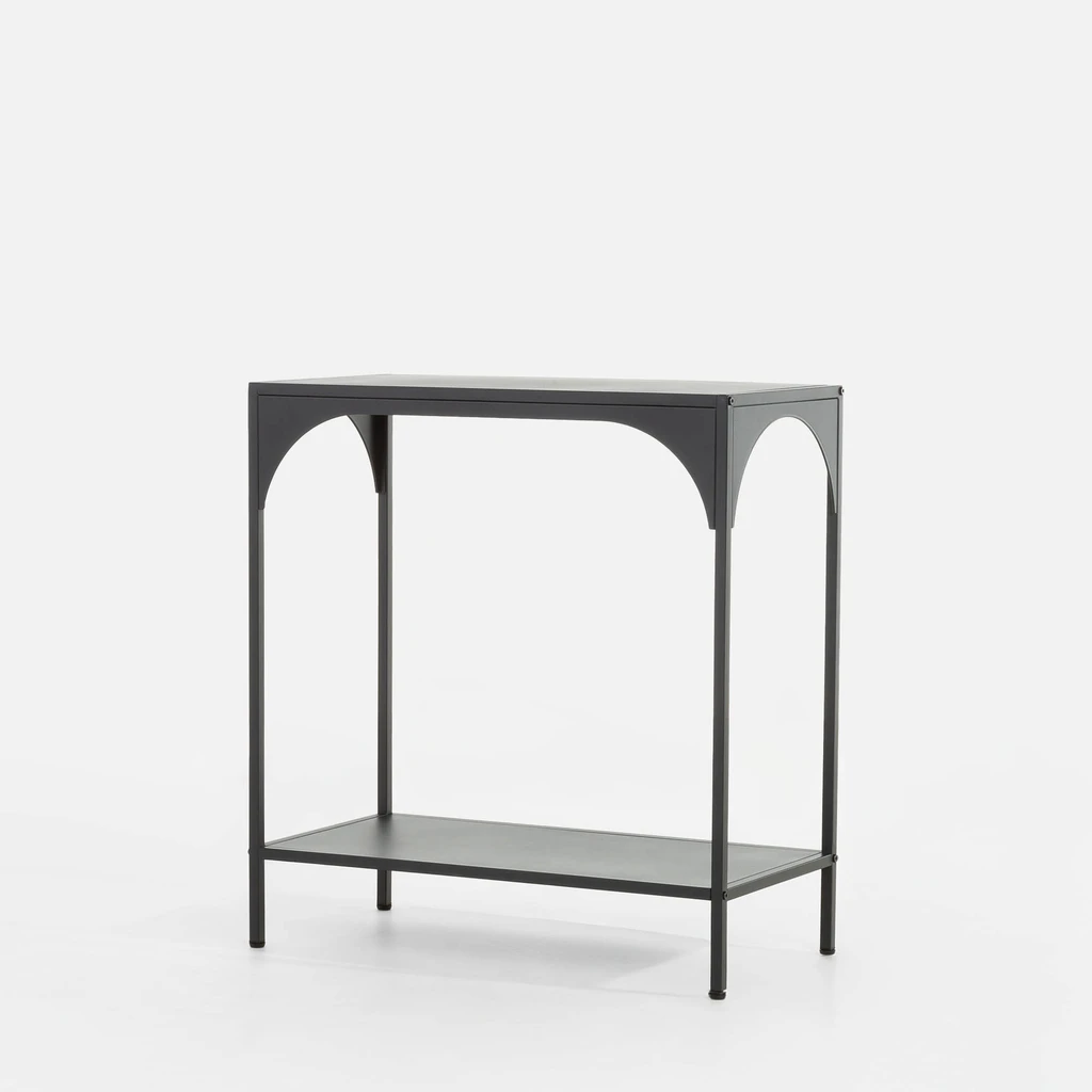 Čierna kovová konzola HOCCA