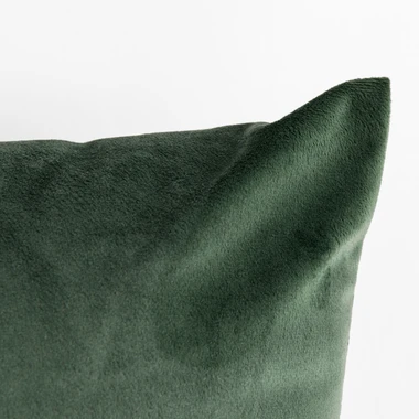 Dekoračný velúrový zelený vankúš VELVIO 45 x 45 cm