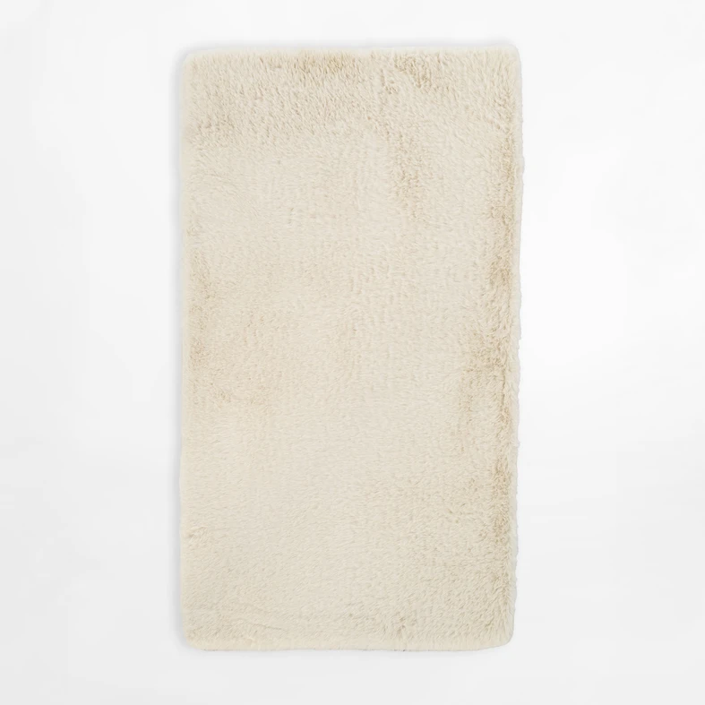 Moderný krémový koberec RABBIT, 80x150 cm