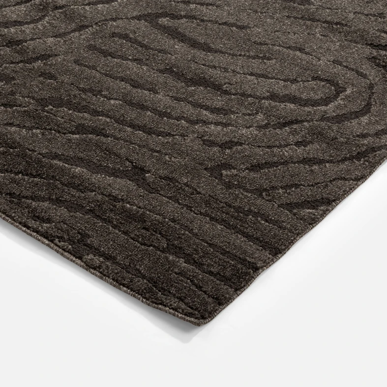 Moderný koberec čierny DEUS 80x150 cm