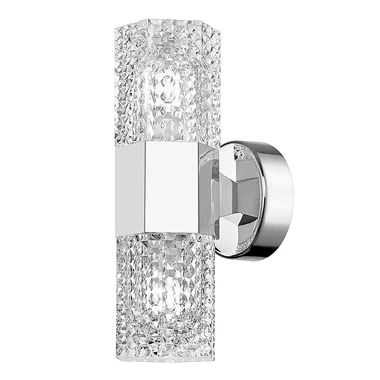 Nástenné svietidlo ICICLE glamour chróm