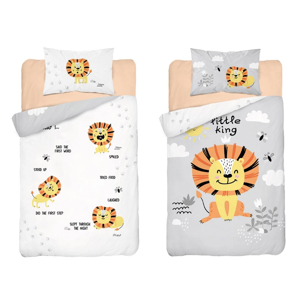 Detská bambusová posteľná bielizeň LEV 100x135 cm